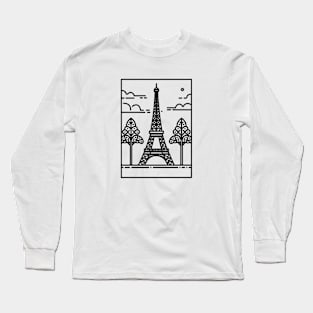 Eiffel Tower Long Sleeve T-Shirt